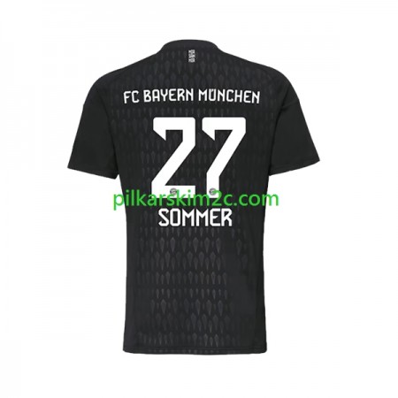 Koszulka Bayern Monachium Yann Sommer 27 Bramkarskie Główna 2023/24 Koszulki Piłkarskie